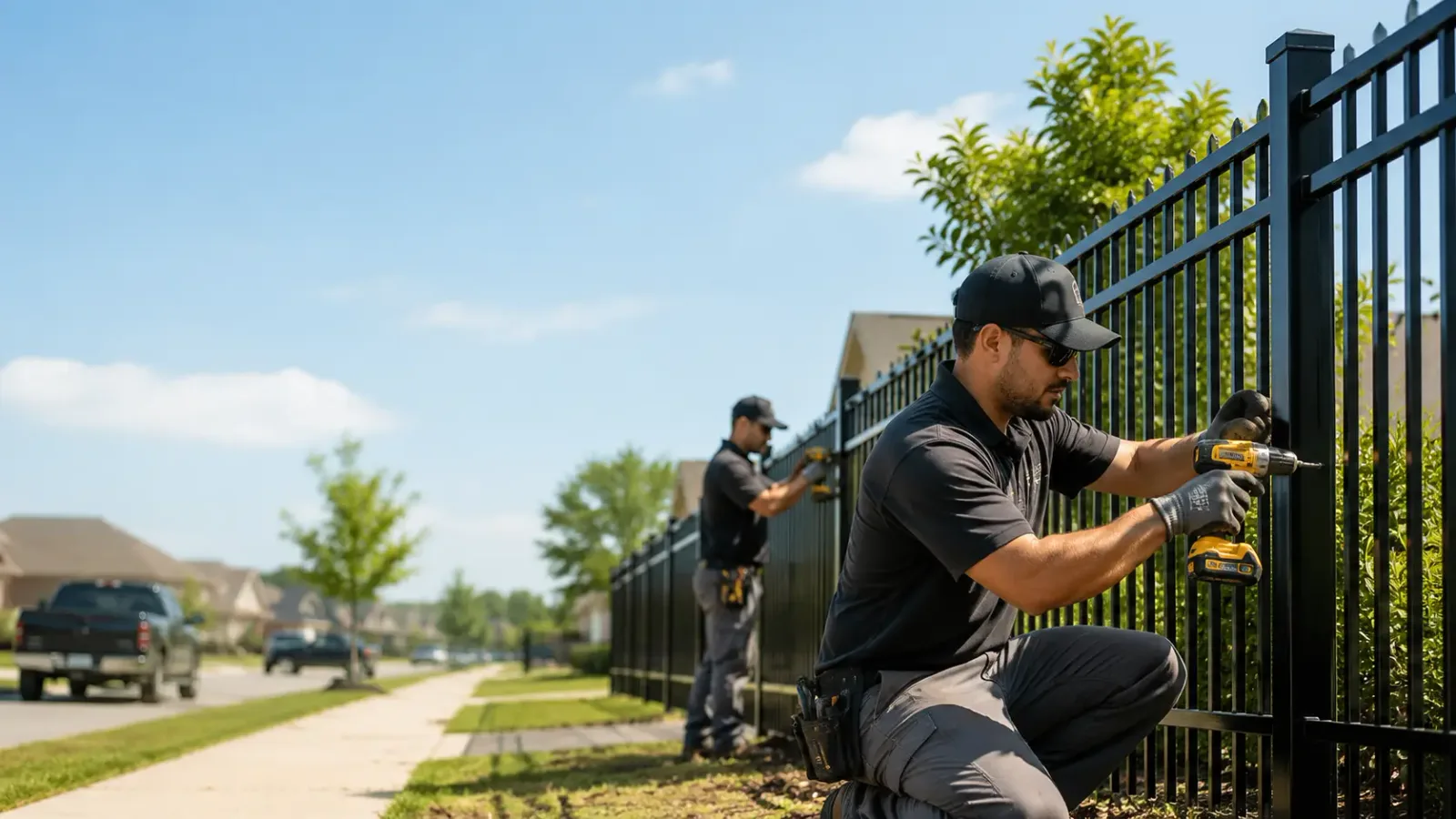 Metal Fence Installation in Bluffton, TX